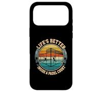 Life’s Better Inside A Padel Court Padel Player Lifestyle Case for iPhone 17 Pro Max
