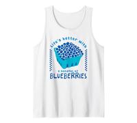 Life’s Better with a Handful of Blueberries Farmer Market Tank Top