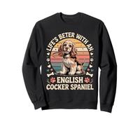 Life’s Better with an English Cocker Spaniel - Vintage Sweatshirt