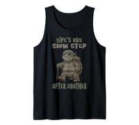Life’s One Slow Step After Another Turtle Tank Top