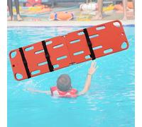 Life-Saving Board for Lifeguards, Foldable Spine Board Stretcher Backboard, Plastic Water Floating Back Boards, Weight Capacity 159Kg / 350Lb (2folds)