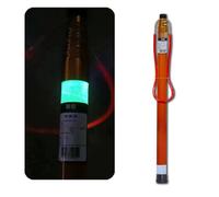 Life Saving Pole 14.7/18/21.3ft Long Fibreglass Safety Hook for Beach in the Evening / Swim Club, Night Reflection Swimming Pool Safety Hook, Protable Telescopic Poles(1.2 (3.9ft)-4.5m (14.7ft))