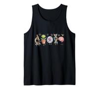 Life Sciences Teacher Biology Plant Cell DNA Human Heart Tank Top