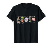 Life Sciences Teacher Biology Plant Cell DNA Human Heart Value Graphic T-Shirt