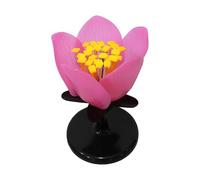 Life Size Artificial Peach Flower Biological Demonstration Model with Visible Stamen and Pistil Parts for Classroom Plant Reproduction Model