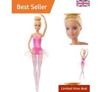 Life-size Barbie Ballerina Doll - Tutu & Sculpted Toe Shoes for Imaginative Play