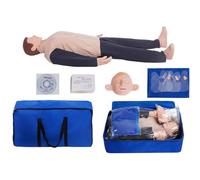 Life-Size CPR Manikin for Resuscitation, First Aid Education, and Medical Teaching; CPR Training A
