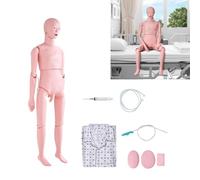 Life Size Male Manikin Model for Nursing Training, Anatomical Teaching Simulator for Education and Healthcare Demonstration