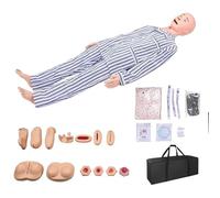 Life-Size Patient Care Full Body Training Model Manikin Training Nursing for First aid Student Education Teaching A