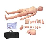 Life Size Patient Care Manikin for CPR Training & Basic Nursing Skills, Full Body Geriatric Human Model for Medical Students & Education Teaching