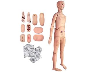 Life Size Patient Care Manikin for CPR Training - Full Body Geriatric Simulation Model for Nursing Skills and Medical Education