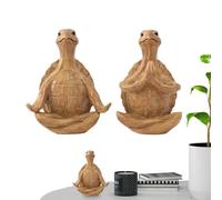 Life Size Realistic | Hand Painted Resin Sea Turtle Sculpture with Versatile Display Stand, Coastal Beach Decor Gifts Figurine Bathroom for Home