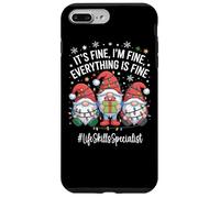 Life Skills Specialist Gnome Everything Is Fine Christmas Case for iPhone 7 Plus/8 Plus