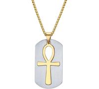 Life symbol pendant necklace, elegant design, meaningful jewelry, symbolizing power and protection, suitable as a gift for both men and women, and a fashionable accessory for daily wear.