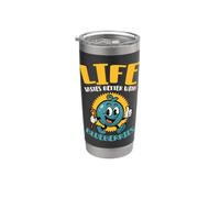 Life Tastes Better with Blueberries Stainless Steel Insulated Tumbler