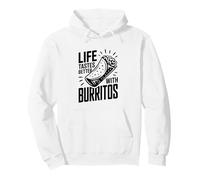 Life Tastes Better With Burritos Pullover Hoodie