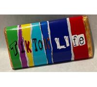 Life, themed, rude Novelty Chocolate Bar gift. For Birthdays, Christmas, Valentines, Easter, Mothers Day & Fathers Day (One Size, White Chocolate)