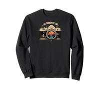 Life Through My Lens Camera Photographer Nature Sunset Art Sweatshirt