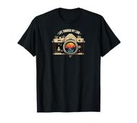 Life Through My Lens Camera Photographer Nature Sunset Art T-Shirt