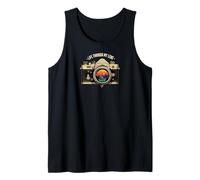 Life Through My Lens Camera Photographer Nature Sunset Art Tank Top