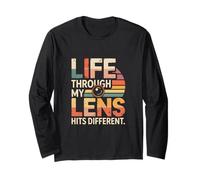 Life Through My Lens Hits Different Photography Long Sleeve T-Shirt