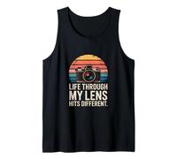 Life Through My Lens Hits Different Photography Tank Top