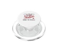 Life Too Short To Take Fastballs Down The Middle Baseball PopSockets PopGrip for MagSafe