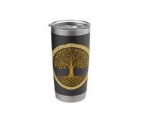 Life Tree Celtic Knot Circle Stainless Steel Insulated Tumbler