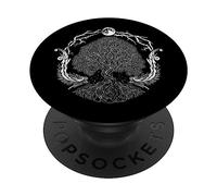 Life Tree Viking Celtic Nordic Zen Yoga Meditation White Zen PopSockets Swappable PopGrip