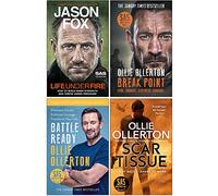 Life Under Fire, Break Point, Battle Ready, Scar Tissue 4 Books Collection Set
