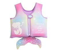 Life Vest for Kids - Kids Life Vest for Swimming - Glitter Foldable Floating Comfortable Jacket for Safety Boating Girl Outdoor Rescue Pool Boy Beach