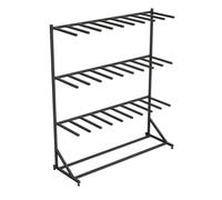 Life Vest Holder Rack Holds, Dock Organizer Rack Stores 10 Life Jackets for Maritime Rescue Stations and Reservoir Management Offices(3-Tier)