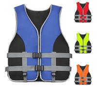 Life Vests For Adult Kids Paddle Board Buoyancy Aids Adjustable Swim Vest With Whistle And Reflective Strip For Whose Weight 20-100KG