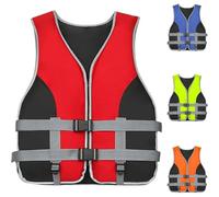 Life Vests For Adult Kids Paddle Board Buoyancy Aids Adjustable Swim Vest With Whistle And Reflective Strip For Whose Weight 20-100KG