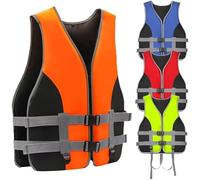 Life Vests For Adult Kids Paddle Board Buoyancy Aids Adjustable Swim Vest With Whistle And Reflective Strip For Whose Weight 20-100KG