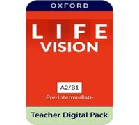 Life Vision: Pre-Intermediate: Teacher's Digital Pack: 4 years' access to Teacher's Guide (PDF), Classroom Presentation Tools, Online Practice, Teacher Resources, and Assessment.