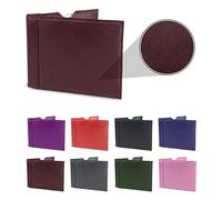 Life With Dignity Real Leather Disabled Blue Badge Holder and Timer Wallet Cover Disability Parking Permit Case Folder Hologram Safe - Tan