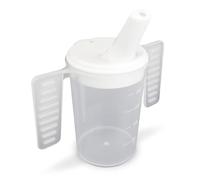 Life With Dignity Wing Handled Beaker | Adult Drinking Cup for Elderly, Dementia, Arthritis | U-Shaped, 200ml Capacity