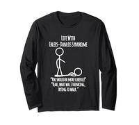 Life with EDS - Be More Careful Snarky Stick Figure Long Sleeve T-Shirt
