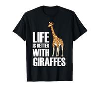 Life With Giraffes Camelopard Wilderness T-Shirt