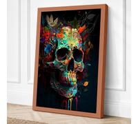 Life Within Death Maximalist Canvas Wall Art Print 18x12 Inch