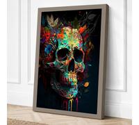 Life Within Death Maximalist Canvas Wall Art Print 18x12 Inch