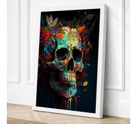 Life Within Death Maximalist Canvas Wall Art Print 18x12 Inch