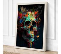 Life Within Death Maximalist Canvas Wall Art Print 24x16 Inch