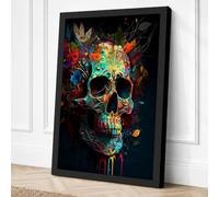 Life Within Death Maximalist Canvas Wall Art Print 24x16 Inch