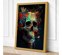 Life Within Death Maximalist Canvas Wall Art Print 36x24 Inch