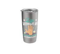 Life Without Acupuncturist is Pointless Acupuncture Graphic Stainless Steel Insulated Tumbler