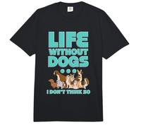 Life Without Dogs... I Don't Think so - Sweet pet Dogs Comfort Colors Adult Heavyweight T-Shirt