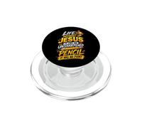 Life Without Jesus Funny Christian Religious Faith Bible PopSockets PopGrip for MagSafe