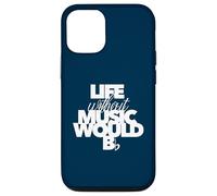 LIFE WITHOUT MUSIC WOULD BE FLAT musician birthday band Case for iPhone 12/12 Pro